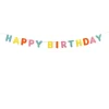 Filt Happy Birthday Guirlande Multi