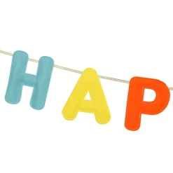 Filt Happy Birthday Guirlande Multi