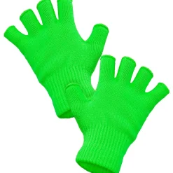 Fingerløse Handsker Neongrøn