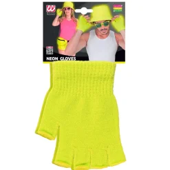 Fingerløse Handsker Neongul