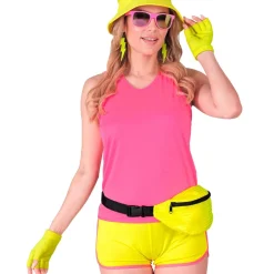 Fingerløse Handsker Neongul