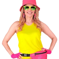Fingerløse Handsker Neonpink