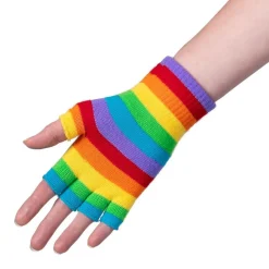 Fingerløse Handsker Regnbue