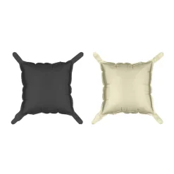 Firkant Folieballoner Sort/Beige