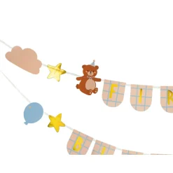 First Birthday Bamse Guirlande