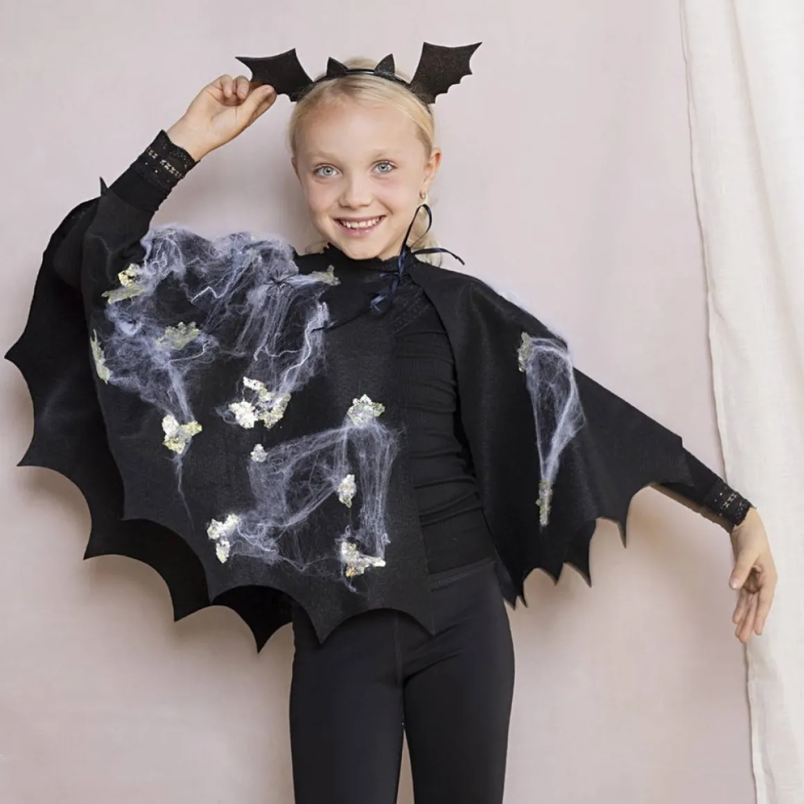 Flagermus Børnekostume, DIY