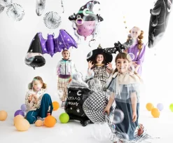 Flagermus Folieballon Lilla