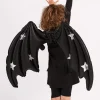 Flagermusvinger Folieballon Sort