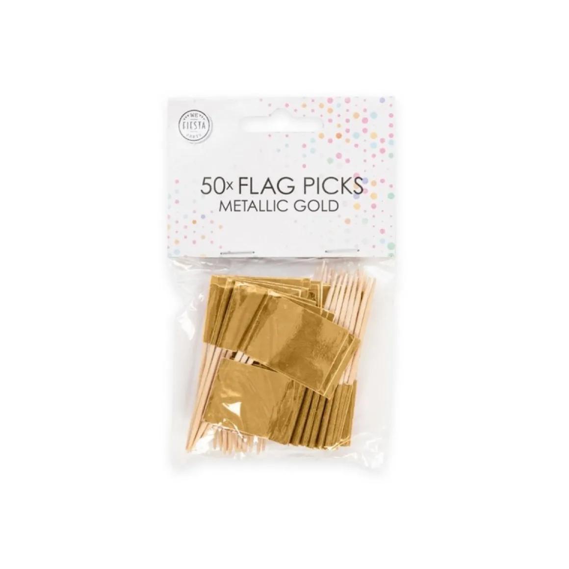 Flag Kagepinde Guld