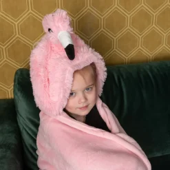 Flamingo Fleecetæppe