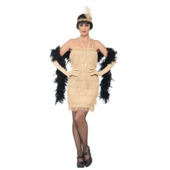 Flapper Kjole Guld