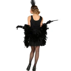 Flapper Kjole Sort