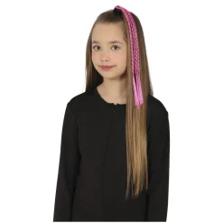 Flettede Hår Extensions Fuchsia