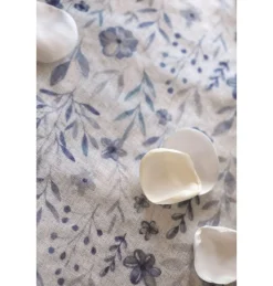 Floral Bordløber Blå