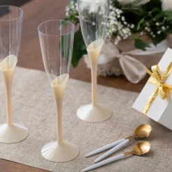 Flute Skrå Champagneglas Oliven
