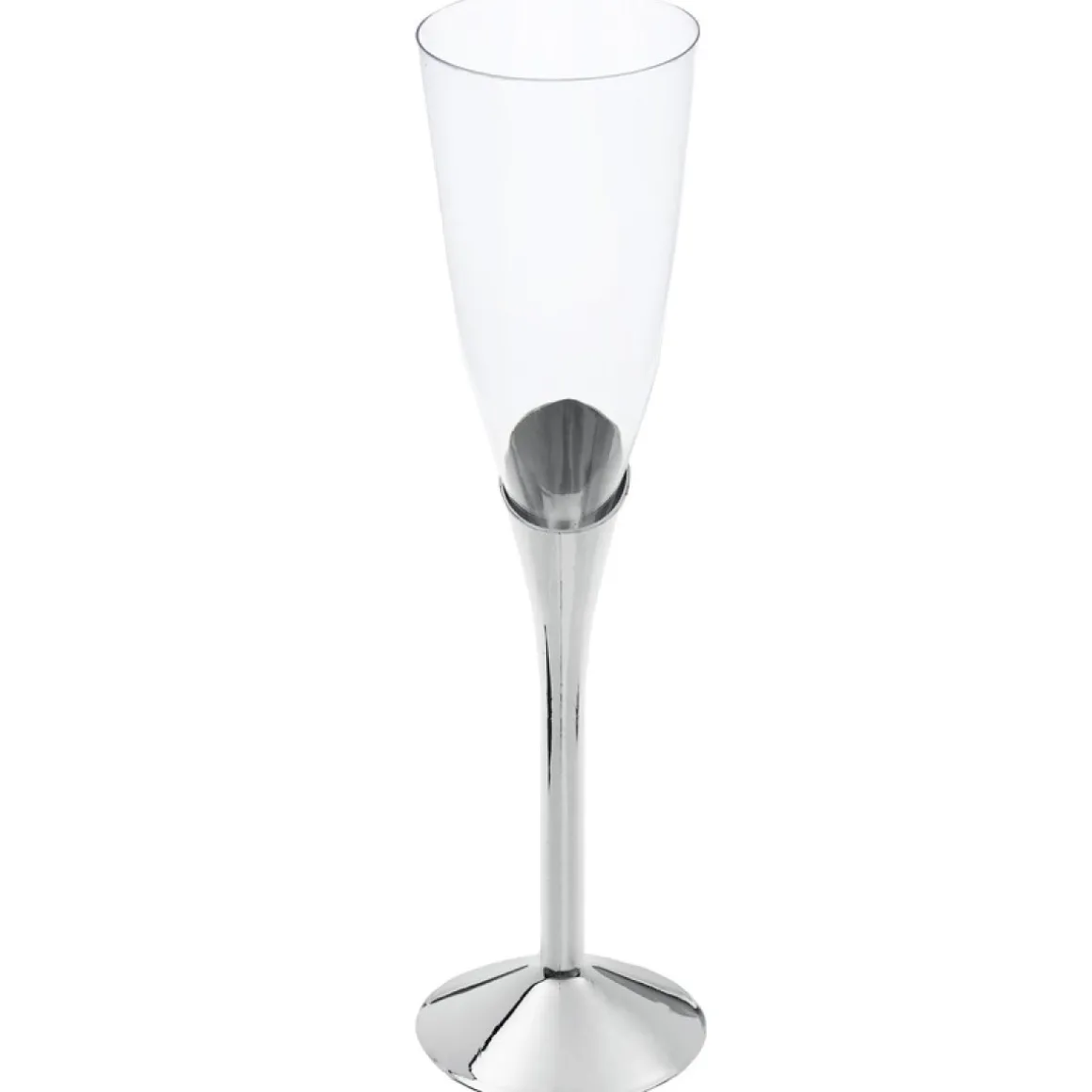 Flute Skrå Champagneglas Sølv
