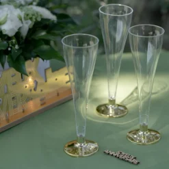 Flute Tynde Champagneglas Sølv