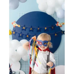 Flyvemaskine Happy Birthday Guirlande