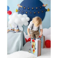 Flyvemaskine Happy Birthday Guirlande