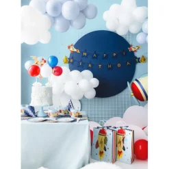 Flyvemaskine Happy Birthday Guirlande