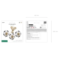 Fodbold Trofæ Folieballoner