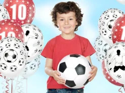 Fodbold Balloner Pastel Hvid