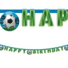 Fodbold Happy Birthday Papirbanner