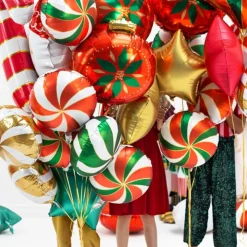 Folieballon Ovalt Juleornament