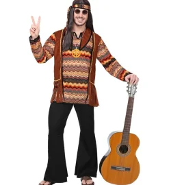 Fredfyldt Hippiemand Kostume