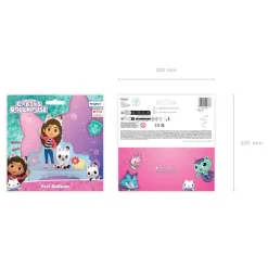 Gabbys Dukkehus® Gabby & Pandy Paws Folieballon