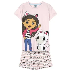 Gabby's Dollhouse® Kort Pyjamas Lyserød