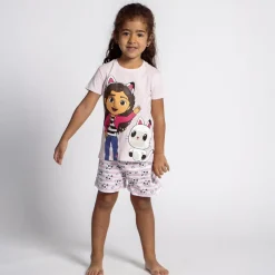 Gabby's Dollhouse® Kort Pyjamas Lyserød