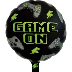 Game On Rund Folieballon