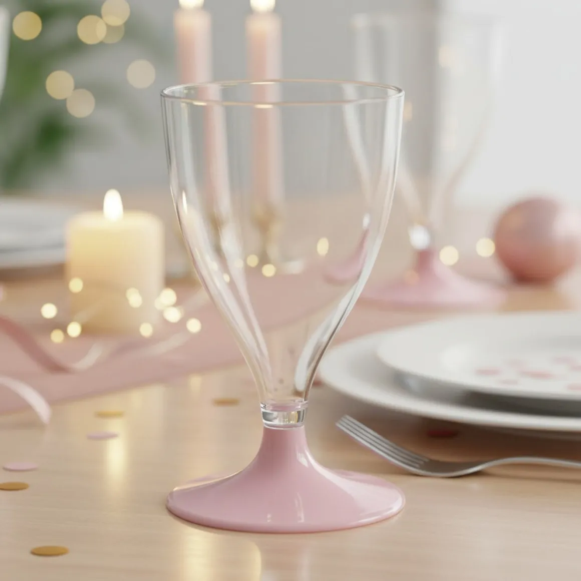 Genanvendelige Vinglas Rosa