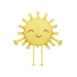 Gående Sol Folieballon