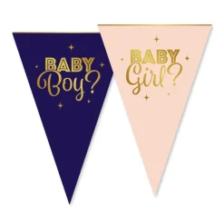 Gender Reveal Guirlande Blå/Lyserød