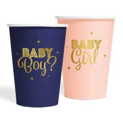 Gender Reveal Papkrus Blå/Lyserød