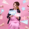 Gender Reveal Selfie Props