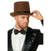 Gentleman Tophat Brun