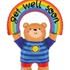 Get Well Soon Bamse Folieballon