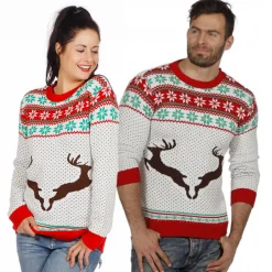 Gevir Julesweater Hvid