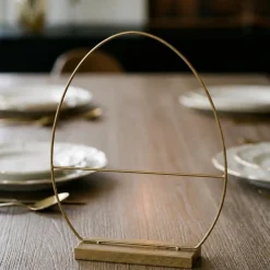 Æggeformet Dekorationsring