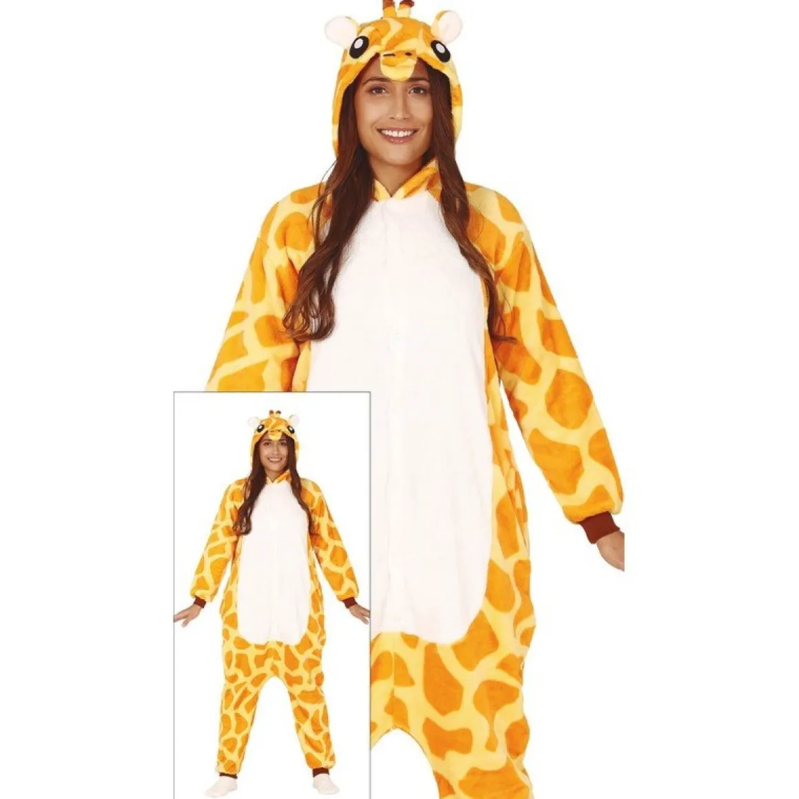 Giraf Onesie Kostume Gul
