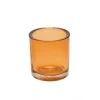 Glas Fyrfadsstage Amber
