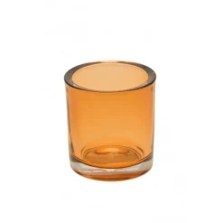 Glas Fyrfadsstage Amber