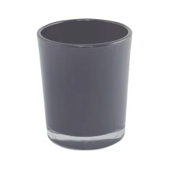 Glas Fyrfadsstage Grå