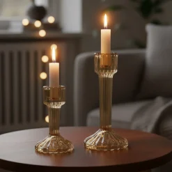 Glaslysestage Perlerav