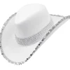 Glimmer Cowboyhat Hvid