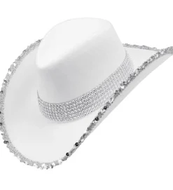 Glimmer Cowboyhat Hvid