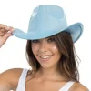 Glimmer Cowboyhat Lyseblå